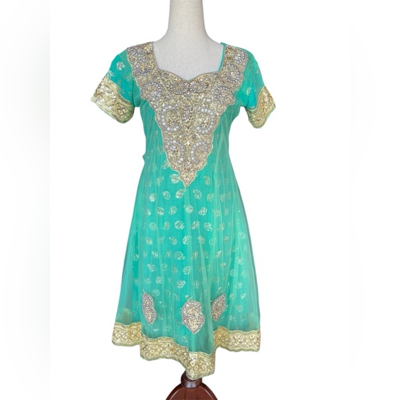 Handmade Dresses & Skirts - Beaded Indian dress